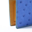 [Salvage Project]<br>Ostrich 16 x 19.2 Notebook cover<br>Color: Sachs Blue
