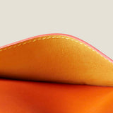 [Croc pattern leather] <br>B6 notebook cover<br>color: ink blue<br>[Made to order]