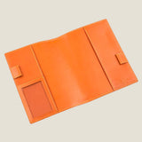 [Croc pattern leather] <br>B6 notebook cover<br>color: red<br>[Made to order]