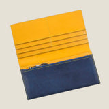 [Indigo dyeing] <br>Sasamachi long wallet<br>[Made to order]