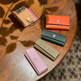 [French calf] <br>triple key case<br>color: taupe