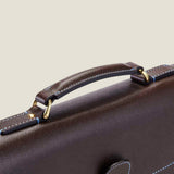 [French calf] <br>2 knob kabuse bag<br>color: dark brown<br>[Made to order]
