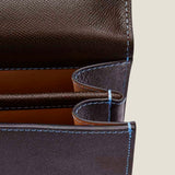[French calf] <br>2 knob kabuse bag<br>color: dark brown<br>[Made to order]