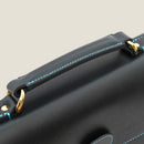 [French calf] <br>2 Tsumachikabussey bag<br>color: Navy