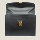 [French calf] <br>2 Tsumachikabussey bag<br>color: Navy