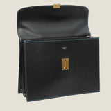 [French calf] <br>2 knob kabuse bag<br>color: navy<br>[Made to order]