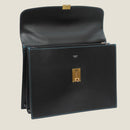 [French calf] <br>2 Tsumachikabussey bag<br>color: Navy