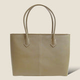 [フレンチカーフ] <br>ロワイヤルMトートバッグ<br>color：トープ