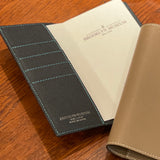 [French calf] <br>pocket size notebook cover<br>color: navy