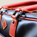 [Smooth leather] <br>pole briefs<br>color: navy x red