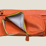 [Smooth leather] <br>club case<br>color: orange