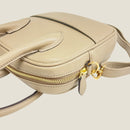 [Shrink leather]<br>Postman mini shoulder<br>color: Tope