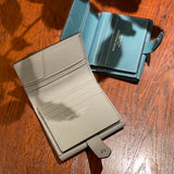 [French calf] <br>hookup wallet<br> color: ice gray