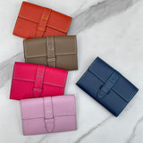 [French calf] <br>belt card case<br>color: taupe