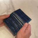 [Ai dyed crocodile] <br>Through gachi card case