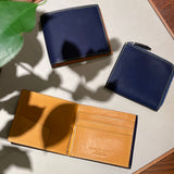 [Indigo dyeing] <br>Half L zip wallet