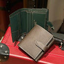 [French calf] <br>Hook -up wallet<br> color: Dark brown