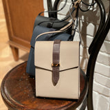 [Taurillon Lagoon x Crocodile]<br>voyage shoulder<br>color: navy