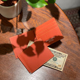 [French calf] <br>bill clip<br>color: orange