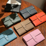 [French calf] <br>belt card case<br>color: orange