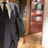 [Shrink leather]<br>tuti tote bag<br>color: black