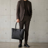 [Shrink leather]<br>tuti tote bag<br>color: black