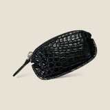 [Color Crocodile]<br>smart coin case<br>color: black