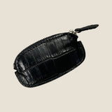 [Color Crocodile]<br>smart coin case<br>color: black