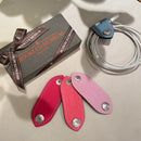 [French calf] <br>Code clip<br>color: Mauve Pink