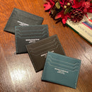 [French calf] <br>Card & slit<br>color: Gene Blue