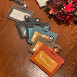 [French calf] <br>ID strap both sides side  <br>color: orange