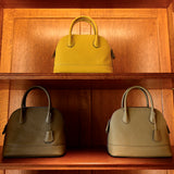 [Shrink leather] <br>round shoulders<br>color: taupe