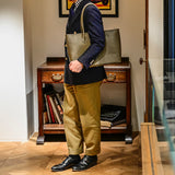[French calf] <br>Royal M tote bag<br>color: taupe