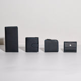 [French calf] <br>mini snap wallet<br>color: navy