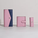 [French calf] <br>Triple key case<br>color: Mauve Pink