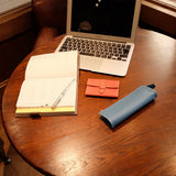 [French calf] <br>belt card case<br>color: orange