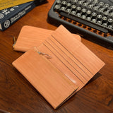 [Persimmon tangy dyed] <br>Sasamachi long wallet