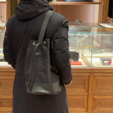 [Rich French]<br>one shoulder backpack<br>color: black