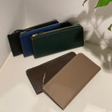 [French calf] <br>L zip long wallet<br>color: black