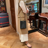 [French calf]<br>Box sacoche L<br>color: black