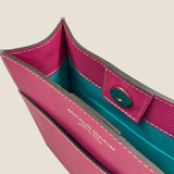 [French calf]<br>Box sacoche L<br>color: magenta pink