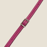 [French calf]<br>Box sacoche L<br>color: magenta pink