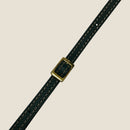 [フレンチカーフ]<br>ボックスサコッシュL<br>color：ダークグリーン