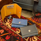 [French calf] <br>key case<br>color: navy