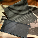 [French calf] <br>long wallet<br>color: black
