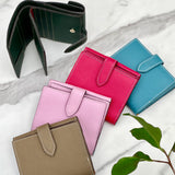 [フレンチカーフ] <br>ホックアップウォレット<br>color：トープ