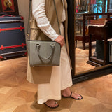 [Shrink leather]<br>Athena shoulder bag<br>color: ethane gray