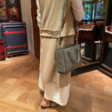 [Shrink leather]<br>Athena shoulder bag<br>color: ethane gray
