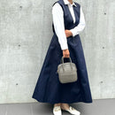 [シュリンクレザー]<br>ポストマンミニショルダー<br>color：エタングレー