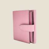 [French calf] <br>hookup wallet<br> Color: Mauve pink x off-white stitching<br>[Scheduled to arrive in late August]
